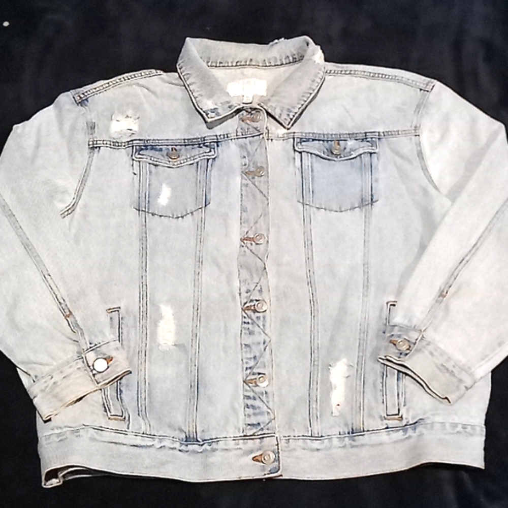 Time and Tru..Jean Jacket..Sz.2x..Blue